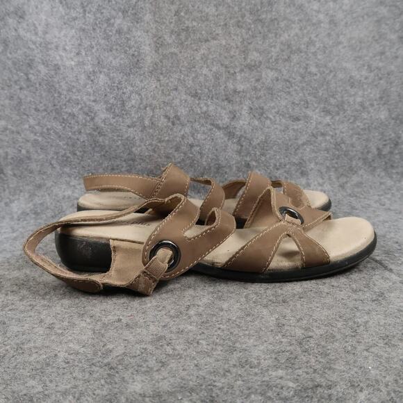 Comfort Plus by Predictions Shoes Womens 7W Sandals Casual Strappy Adjustable - Picture 1 of 10